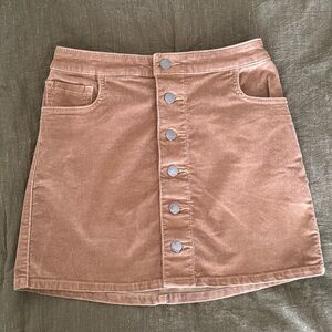 Express Tan Corduroy Mini Skirt Size 00
